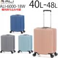 アジア・ラゲージ ALI-6000-18W 拡張タイプ (40L～48L) ファスナータイプ スーツケース エキスパンダブル 3～4泊用 機内持ち込み可能