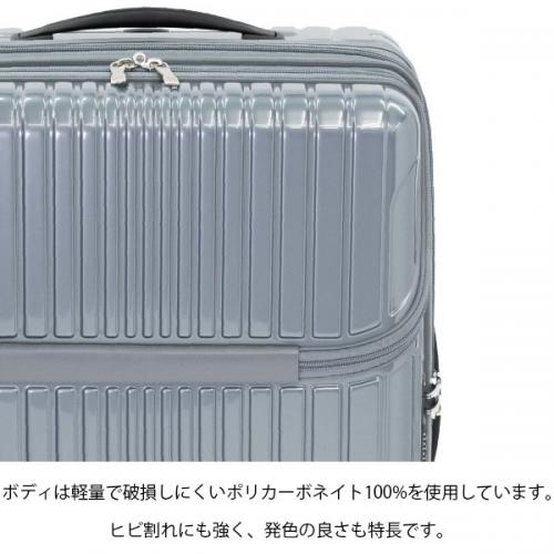 アジア・ラゲージ ALI-6000TP-22 (51L～60L) ファスナータイプ スーツケース トップオープン エキスパンダブル 5～7泊用 手荷物預け入れ無料規定内