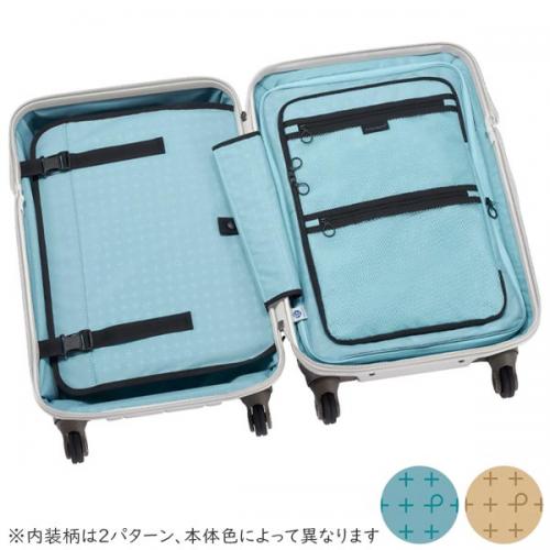 プロテカ スーツケース 360G4 (38L) 日本製 キャスターストッパー付き ファスナータイプ 2～3泊用 外寸計115cm 機内持ち込み収納サイズ 02421