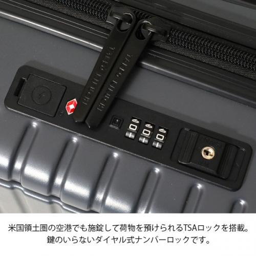 TAKEO KIKUCHI タケオキクチ CITY BLACK シティーブラック Sサイズ(ワンタッチフロントオープン式) (32L) ファスナータイプ スーツケース 1〜3泊用 機内持ち込み可能 CTY005-37