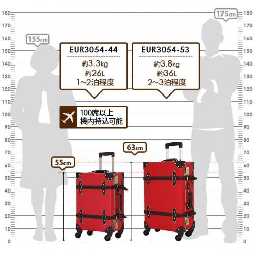 シフレ siffler EURASIA ユーラシア EUR3054-44 (26L) 機内持ち込み可能 ユーラシア トランク スーツケース