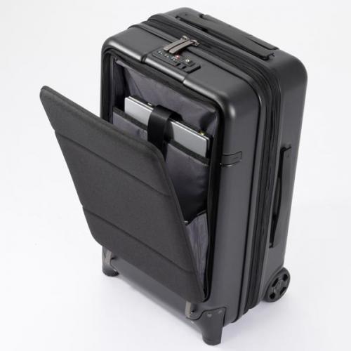 ace. コンビクルーザーTR タテ型 (34L) スーツケース 拡張付き 2輪 フロントポケット搭載 PC収納 2～3泊用 機内持ち込みサイズ エースジーン 05153
