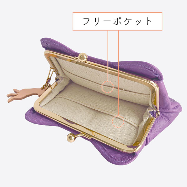 aoneco アオネコ 財布 がま口ミニウォレット