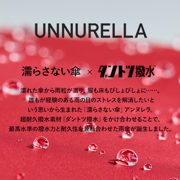 アンヌレラ 超撥水折りたたみ傘