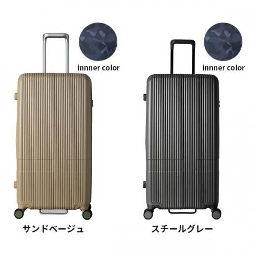 innovator イノベーター スーツケース 約92L ファスナー Lサイズ 大型 7泊以上 縦長 スリム 軽量 手荷物預け入れ無料規定内 キャスターストッパー ボトムハンドル スウェーデン 北欧 エクストリームジャーニー INV80