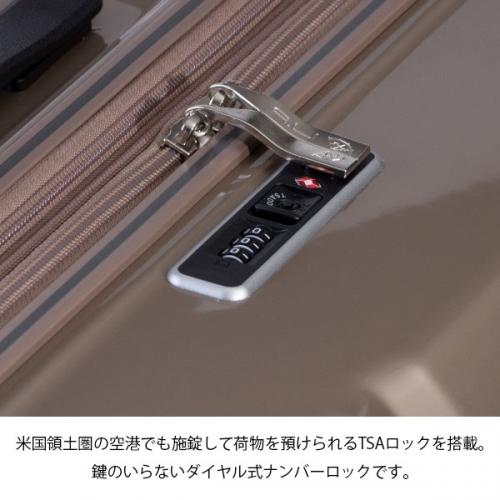 アジア・ラゲージ デカかるEdge 拡張タイプ (70L～82L) ファスナータイプ スーツケース エキスパンダブル 4～5泊用 手荷物預け入れ無料規定内 ALI-008-24W