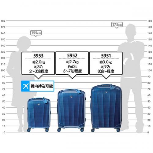 RONCATO WE ARE ロンカート ウイアー 63L スーツケース 正規10年保証付 5952