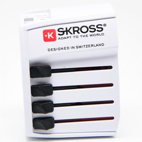 SKROSS ワールド・トラベル・アダプター マルチ変換プラグ MUV USB AC
