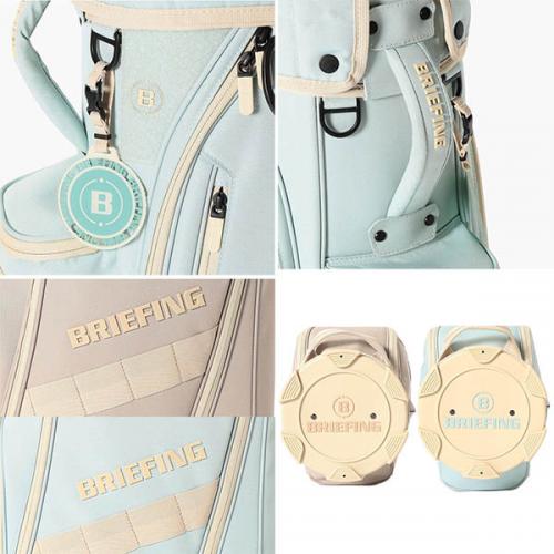 BRIEFING GOLF CR-14 ブリーフィング ゴルフ シーアール14 キャディバッグ ゴルフバッグ ニュートラルカラー パステル 軽量 レディース BRG261D01