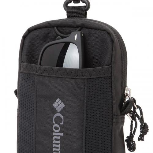 Columbia コロンビア ワイルドウッド ポーチ 男女兼用 撥水 カラビナ付き 外付けポーチ 小物入れ サングラス収納 バッグアクセサリー PU2613