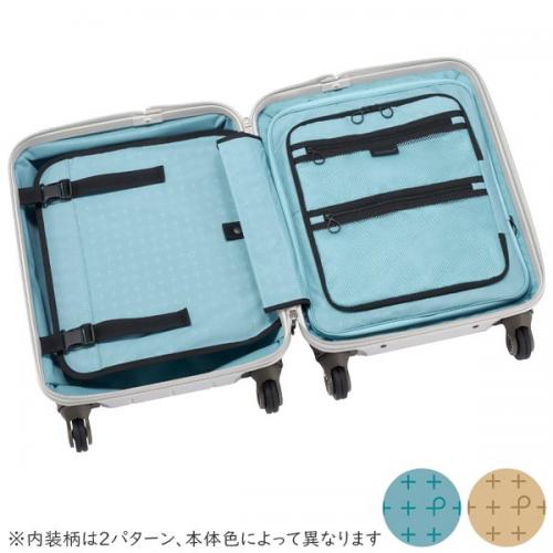 プロテカ スーツケース 360G4 (24L) 日本製 キャスターストッパー付き ファスナータイプ 1～2泊用 外寸計99cm コインロッカー収納サイズ 02420