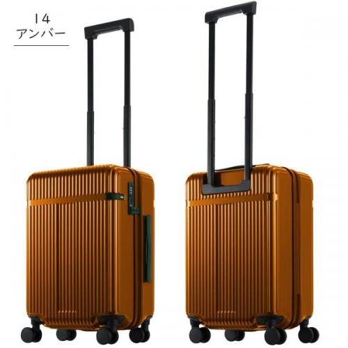 ace. リエントZ アンバー (35L) 2～3泊用 ファスナータイプ スーツケース 双輪 3辺合計115cm 機内持ち込みサイズ 05761-14