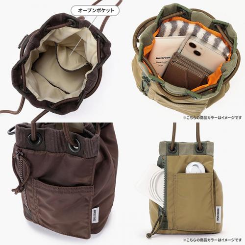 BRIEFING PURSE SACK ブリーフィング パースサック 巾着バッグ ショルダーバッグ 肩掛け BRA261G25