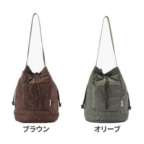BRIEFING DRAWSTRING SHOULDER (L) ブリーフィング ドローストリングショルダーLサイズ ショルダーバッグ 巾着バッグ ミリタリー風 BRA261L21