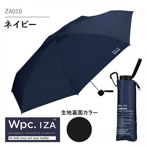  Wpc. IZA ダブリュピーシ ーイーザ  晴雨兼用傘  折りたたみ傘 ZA010 Type:LARGE&COMPACT 大きなサイズ 男性 ユニセックス 持ち運び 雨傘 日傘 ワールドパーティー