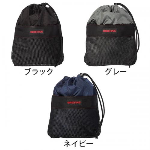 BRIEFING MESH DRAWSTRING POUCH S ブリーフィング メッシュ ドローストリング ポーチ エス マルチケース 小物入れ 巾着 シンプル ギフト メンズ レディース BRA261G19