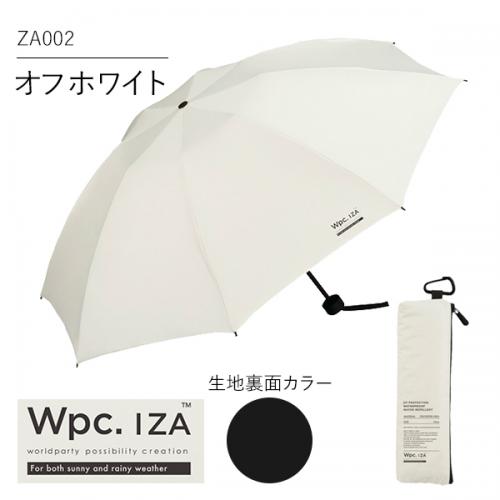Wpc. IZA ダブリュピーシ ーイーザ  晴雨兼用傘  折りたたみ傘 ZA002 軽量・丈夫 レイングッズ 男性 ユニセックス 持ち運び 雨傘 日傘 ワールドパーティー
