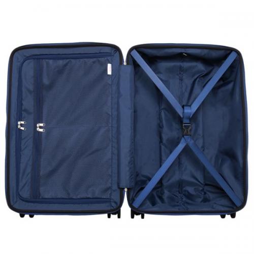 ACE タッシェ スーツケース (59L) フロントポケット ファスナータイプ 3～5泊用 キャスターストッパー機能 外寸計137cm 手荷物預け入れサイズ 06537