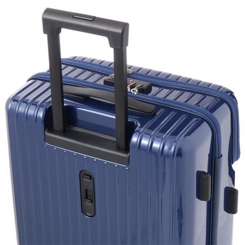 ACE タッシェ スーツケース (59L) フロントポケット ファスナータイプ 3～5泊用 キャスターストッパー機能 外寸計137cm 手荷物預け入れサイズ 06537