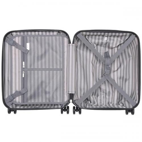 ACE クレスタ スーツケース (34L) フロントポケット ファスナータイプ 2～3泊用 外寸計115cm 機内持ち込みサイズ 06315
