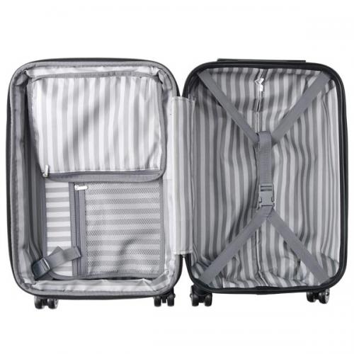 ACE クレスタ スーツケース (34L/最大39L) マチ拡張機能 ファスナータイプ 2～3泊用 外寸計115cm 機内持ち込みサイズ 06316