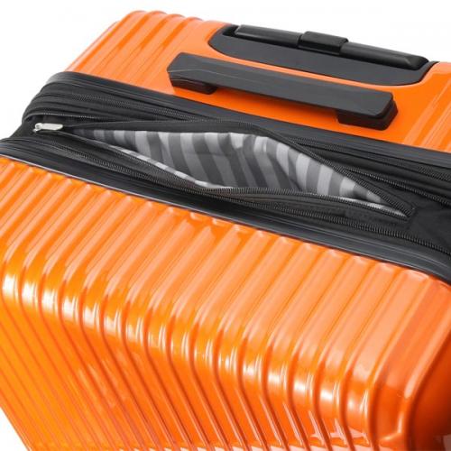 ACE クレスタ スーツケース (83L/最大93L) マチ拡張機能 ファスナータイプ 7～10泊用 外寸計154cm 手荷物預け入れサイズ 06318