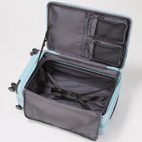ace. トレリスZ (82L/95L) 拡張機能 フロントオープン型 ファスナータイプ スーツケース ストッパー付き 7～10泊用 手荷物預け入れサイズ 09073