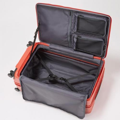 ace. トレリスZ (104L/120L) 拡張機能 フロントオープン型 ファスナータイプ スーツケース ストッパー付き 10泊以上 手荷物預け入れサイズ 09074