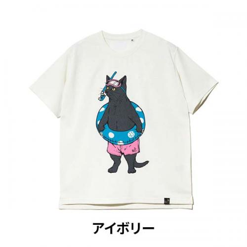 go slow caravan ゴースローキャラバン Drymix 海猫 TEE Tシャツ ポリエステル ねこ ネコ レディース メンズ S M L XL プレゼント ギフト 365601