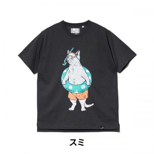 go slow caravan ゴースローキャラバン Drymix 海猫 TEE Tシャツ ポリエステル ねこ ネコ レディース メンズ S M L XL プレゼント ギフト 365601
