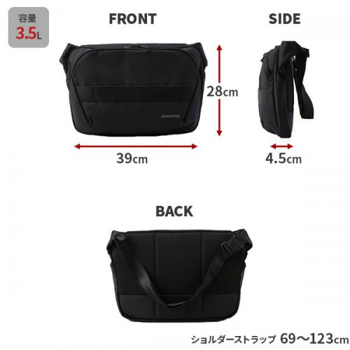 BRIEFING MFC LAPTOP SACOCHE 14 ブリーフィング エムエフシー ラップトップサコッシュ14 BRA241L59 サコッシュ ショルダーバッグ PC収納 通勤 通学 撥水 耐水
