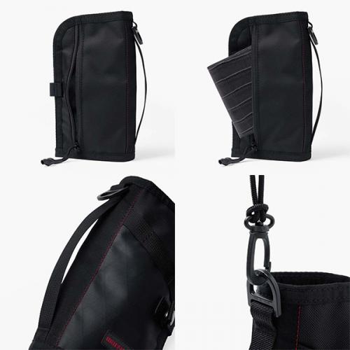 BRIEFING FOLDING PASSPORT CASE ブリーフィング フォールディングパスポートケース LESIT ミニウォレット ネックポーチ 首かけ BRA261G71