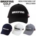 BRIEFING GOLF MENS PUNCHING CAP ブリーフィング ゴルフ メンズ パンチング キャップ 帽子 サイズ調節 アウトドア スポーツ BRG221M89