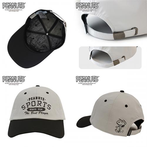 コカゲル PEANUTS CAP BICOLOR 刺しゅう入りキャップバイカラー ピーナッツ スヌーピー 犬 帽子 洗濯機OK 遮光 遮熱 体感マイナス10℃ UV アウトドア 夏 熱中症対策  CC2T821Z