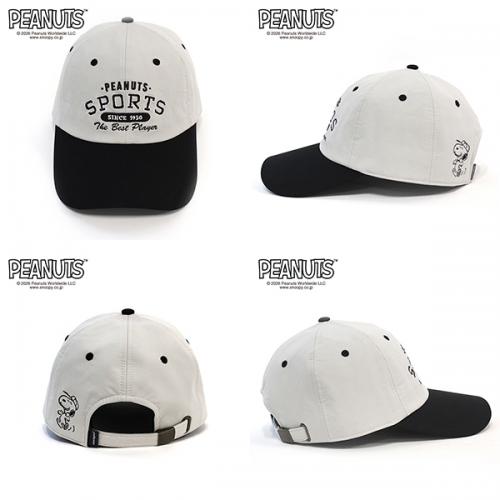 コカゲル PEANUTS CAP BICOLOR 刺しゅう入りキャップバイカラー ピーナッツ スヌーピー 犬 帽子 洗濯機OK 遮光 遮熱 体感マイナス10℃ UV アウトドア 夏 熱中症対策  CC2T821Z