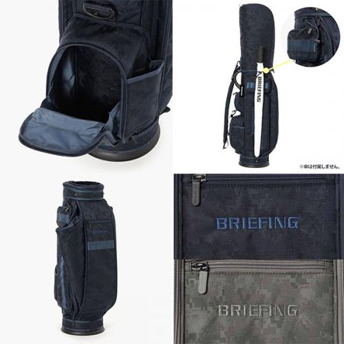 BRIEFING GOLF CR-6 #03 DIGITAL CAMO JQ ブリーフィング ゴルフ シーアール6 デジタル カモ ジャカード キャディバッグ ゴルフバッグ カモフラ かっこいい メンズ レディース BRG261D33