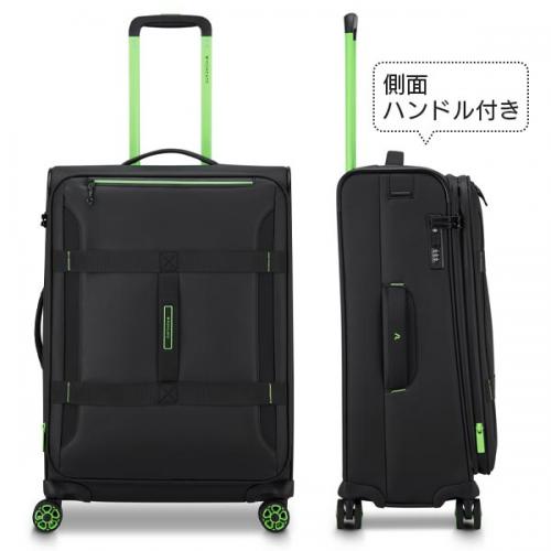 RONCATO ロンカート ノルウェー 4輪ソフトキャリー 拡張タイプ (68L/82L) 撥水 ソフトサイドラゲージ 手荷物預け入れサイズ 正規保証 RC-414212