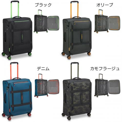 RONCATO ロンカート ノルウェー 4輪ソフトキャリー 拡張タイプ (68L/82L) 撥水 ソフトサイドラゲージ 手荷物預け入れサイズ 正規保証 RC-414212