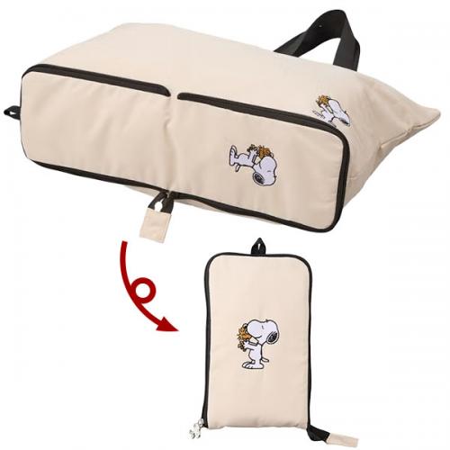 siffler SNOOPY シフレ スヌーピー 折りたたみトートバッグ 17L コンパクト パッカブル 折りたたみ サブバッグ キャラクター PEANUTS ピーナッツ HPL0001-PN