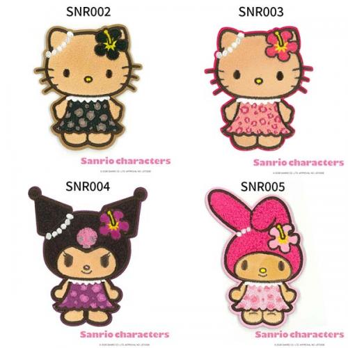 siffler SANRIO CHARACTERS シフレ サンリオキャラクターズ スーツケース ステッカー 可愛い ギフト サガラ刺繍 目印 キズ防止 7190-SA