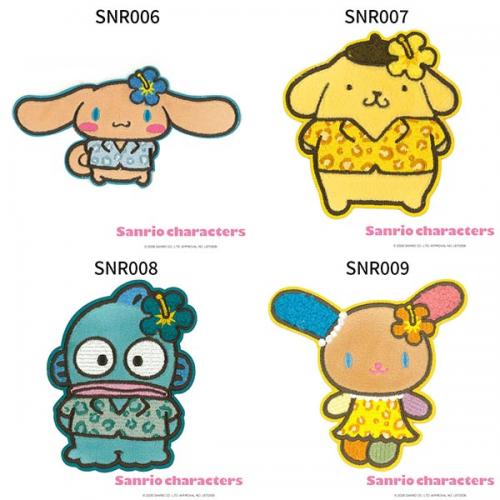 siffler SANRIO CHARACTERS シフレ サンリオキャラクターズ スーツケース ステッカー 可愛い ギフト サガラ刺繍 目印 キズ防止 7190-SA