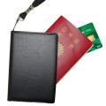 ゴーウェル スキミング防止パスポートカバー(ネックストラップ付き)