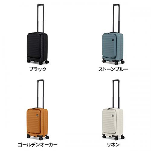 ロジェール キューボ スモール ライト LOJEL Cubo SMALL LITE 29-35L フロントオープン 機内持ち込み ファスナータイプ スーツケース 1-2泊用 拡張機能付き CUBO-SMALL LITE