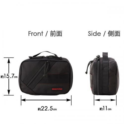 BRIEFING JET TRIP SQ POUCH S ブリーフィング ジェット トリップ エスキュー ポーチ S マルチケース 収納 BRA221A22