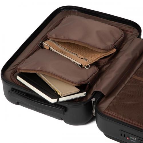ACE フレットボード スーツケース (29L) フロントポケット付き ファスナータイプ キャスターストッパー機能 2～3泊用 外寸計112cm 機内持ち込みサイズ 05431