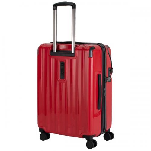 HIDEO WAKAMATSU エストップ スーツケース (60L/最大71L) マチ拡張 ストッパー搭載 ファスナータイプ 5～7泊用 手荷物預け入れサイズ 協和 85-76680