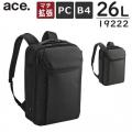ace. デュアルポーズ2 大容量ビジネスリュック (26L/34L) B4収納 15.6インチPC対応 拡張付き 通勤 出張 エースジーン 19222