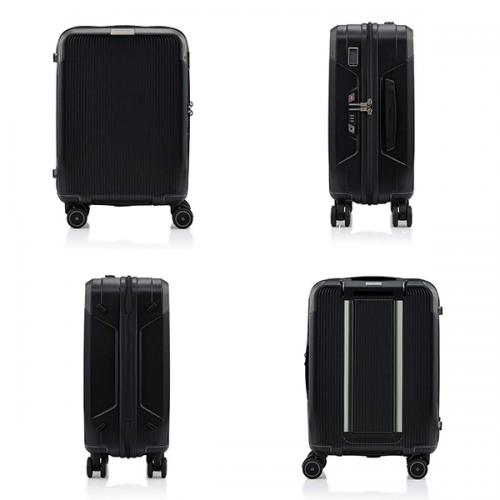 Samsonite QUANTHOM サムソナイト クァントム スピナー55 35L スーツケース 機内持ち込み可能 Sサイズ 1～3泊用 正規10年保証付 (US7*001/162285) 正規品 (軽量 キャリーケース キャリーバッグ 小型)