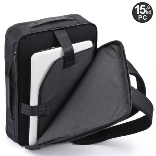 ace. ガジェタブルSF 薄型リュック (16L) サフィアーノ調コーデュラ素材 撥水 B4収納 15.6インチPC対応 エースジーン 68783