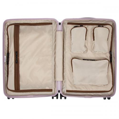 ACE ベベル (33L) ファスナータイプ スーツケース 2～3泊用 3辺合計115cm 機内持ち込みサイズ 底足フック ドリンクホルダー付き 05681